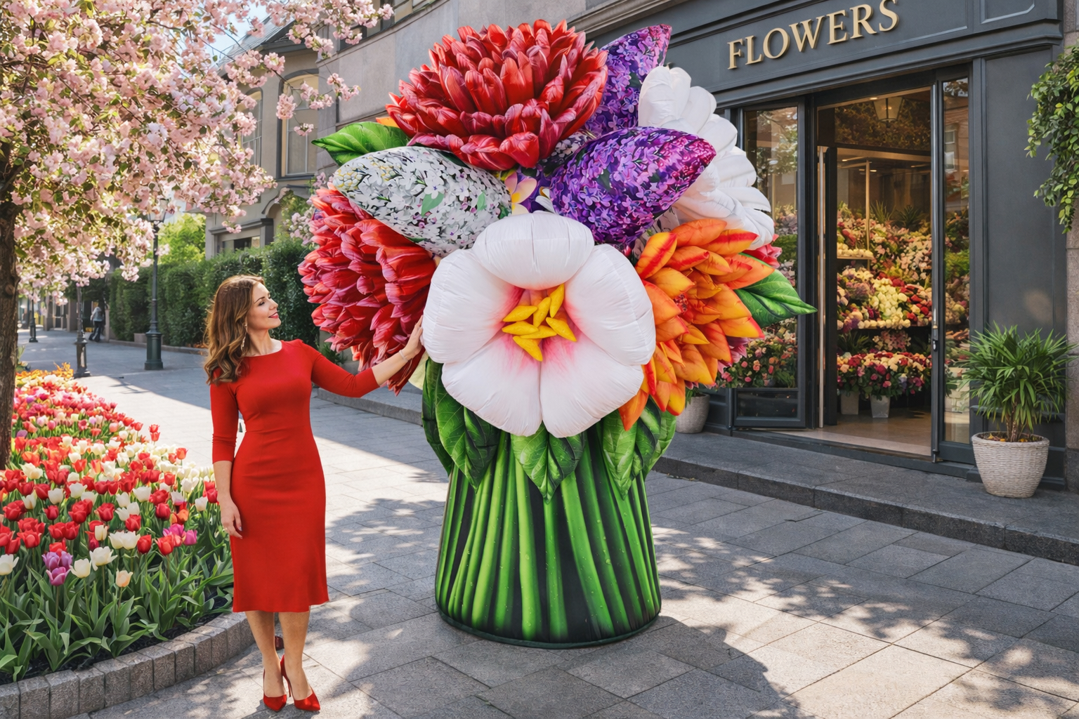 8 Марта: надувное оформление женского праздника